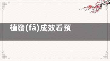 植發(fā)成效看預算：6000元基礎種植，10000元顯微操作，20000元修復型方案！